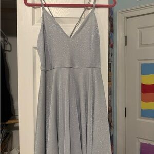 Windsor Gray Spaghetti Strap Sundress for Weddings